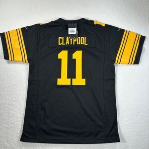 NFL Chase Claypool Black Pittsburgh Steelers Game On Field Jersey Youth XL Nike